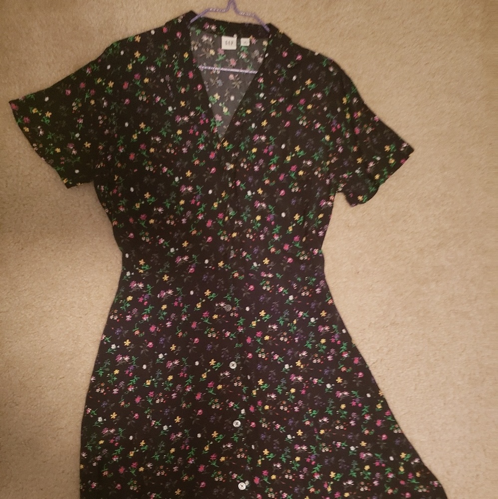 Gap bottondown midi dress